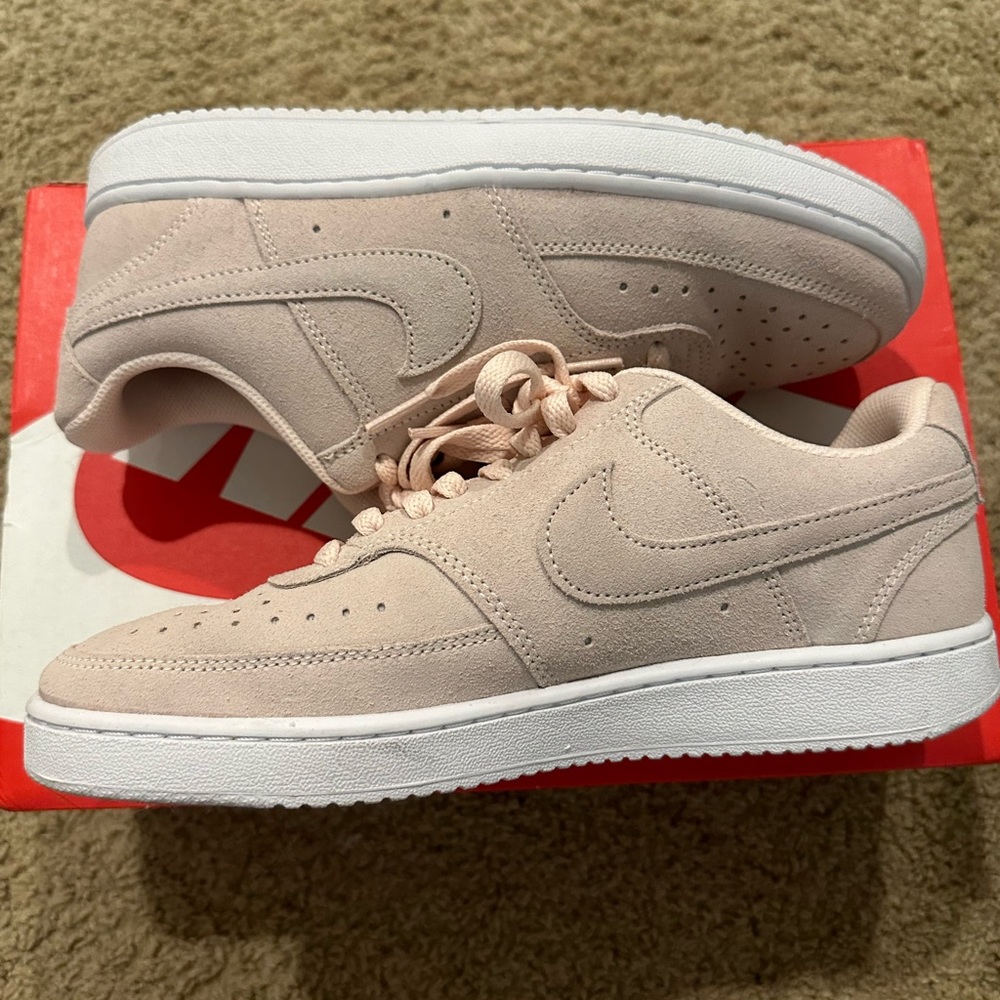Pink Nike shoes